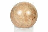 Polished Peach Moonstone Sphere - Madagascar #252022-1